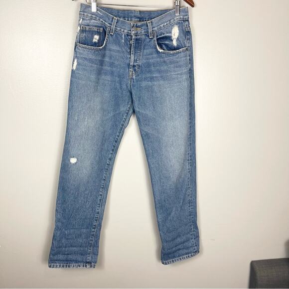 Carmar Denim Straight Jeans Button Fly Woman size M - Picture 1 of 11